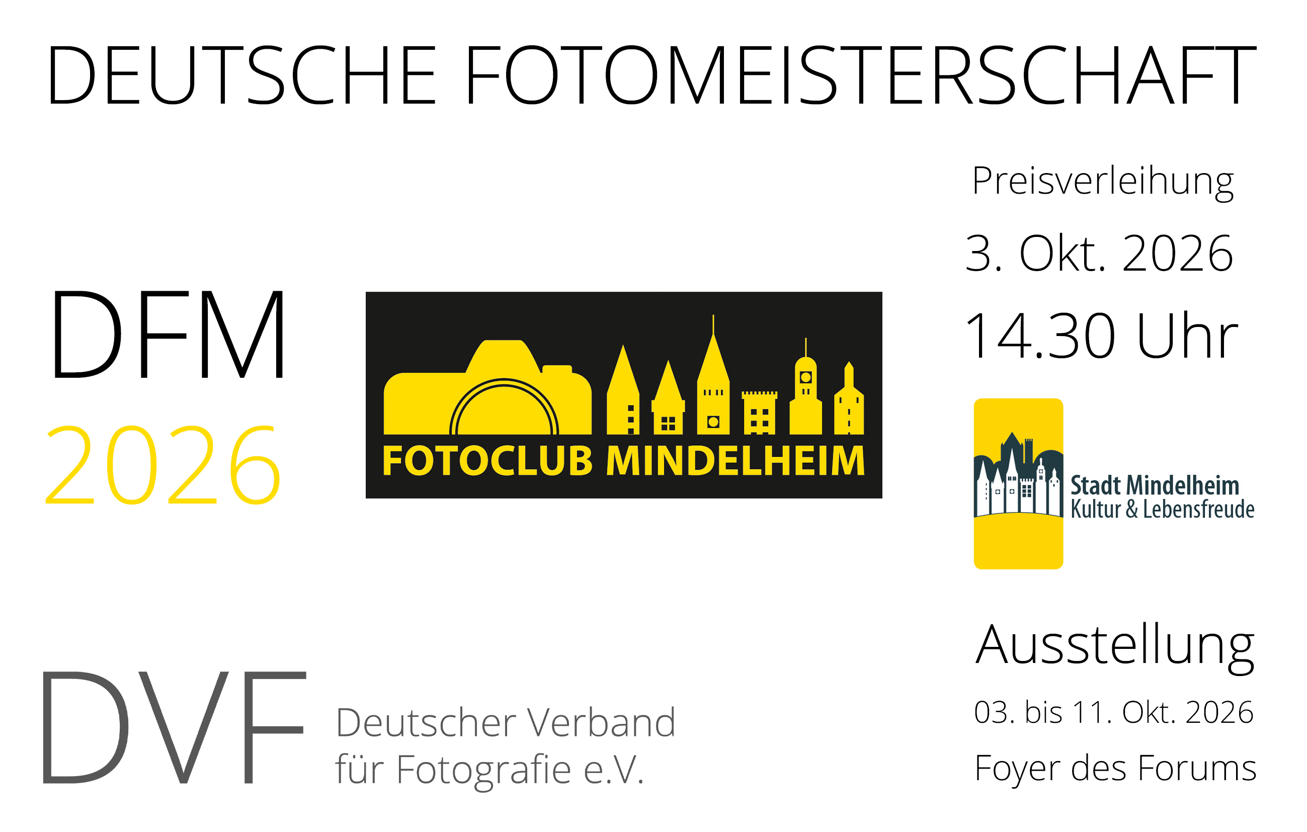 Aktuelle Veranstaltung des Fotoclub Mindelheim