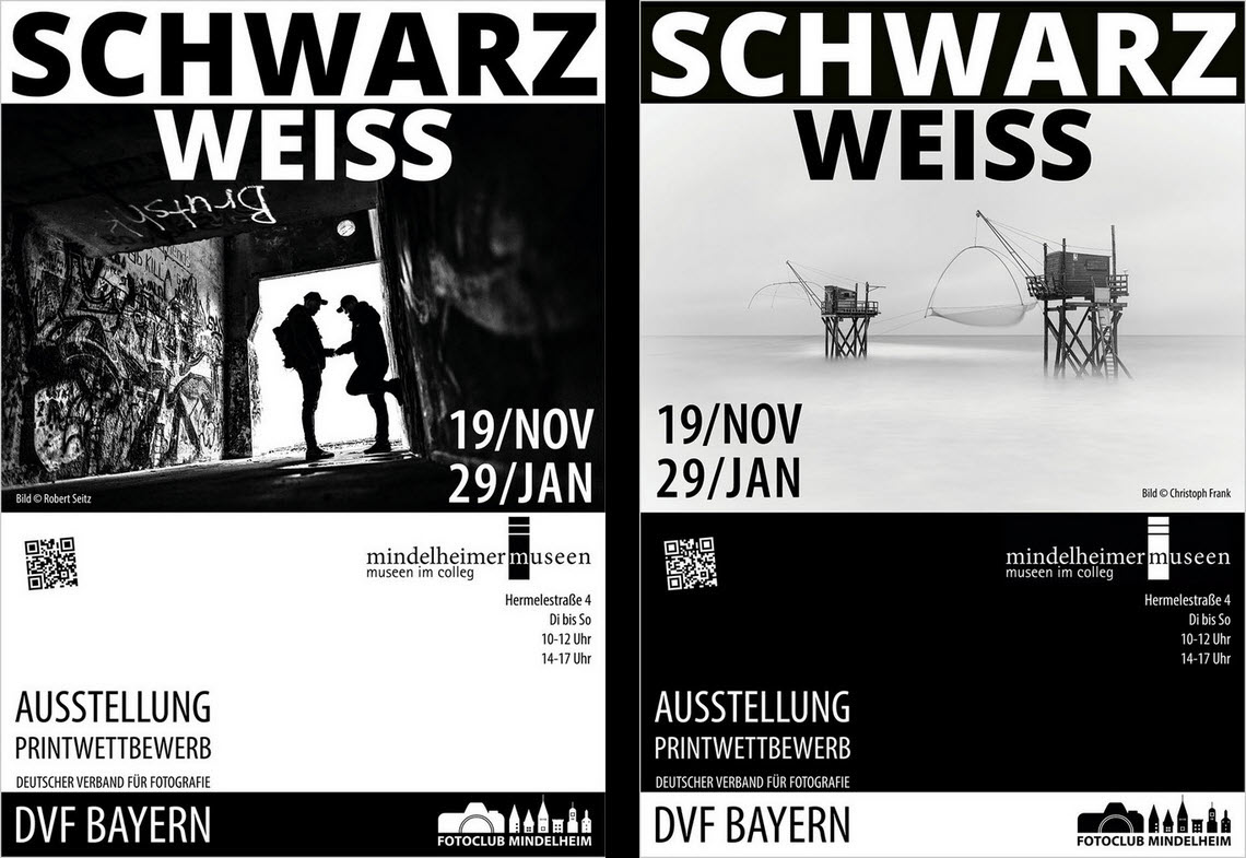 Fotoausstellung DVF Bayern -  SW-Print-Wettbewerb 2022